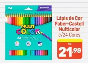 Lápis de Cor Faber-Castell Multicolor c/24 Cores