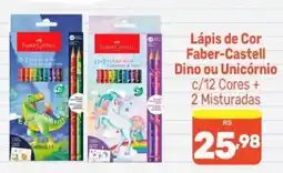Supermercados Jau Serve Lápis de Cor Faber-Castell Dino ou Unicórnio oferta