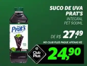 Supermercado Cubatao Suco de uva prats integral oferta