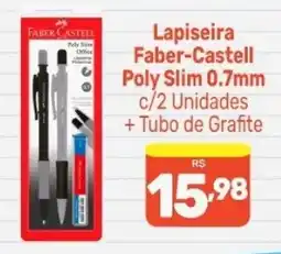 Supermercados Jau Serve Lapiseira Faber-castell Poly Slim 0.7mm oferta