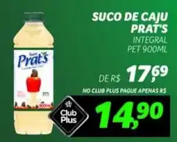 Supermercado Cubatao Suco de caju prats integral oferta