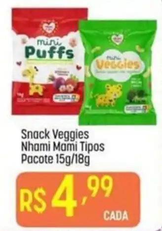 Snack veggies nhami mami tipos