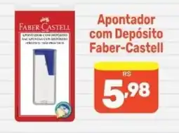 Supermercados Jau Serve Apontador com depósito faber-castell oferta