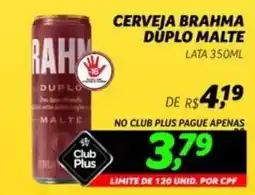 Supermercado Cubatao Cerveja brahma duplo malte oferta