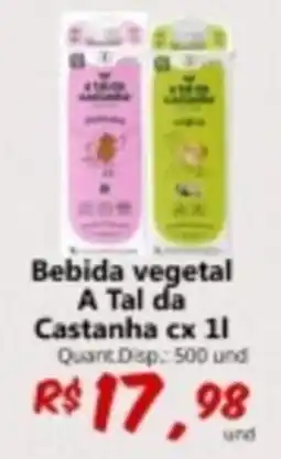 Supermercados Manentti Bebida vegetal A Tal da Castanha oferta