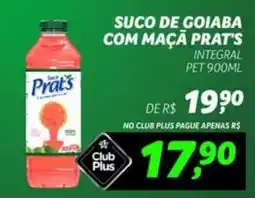 Supermercado Cubatao Suco de goiaba com maçã prats's integral oferta