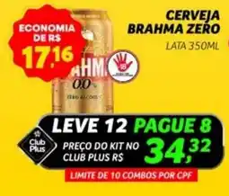 Supermercado Cubatao Cerveja brahma zero oferta