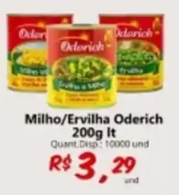 Supermercados Manentti Milho/Ervilha Oderich oferta