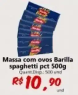 Supermercados Manentti Massa com ovos Barilla spaghetti pct oferta