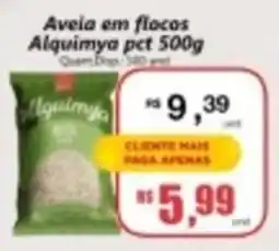 Supermercados Manentti Aveia em flocos Alquimya pct oferta