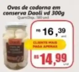 Supermercados Manentti Ovos de codorna em conserva daoli oferta