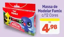 Supermercados Jau Serve Massa de Modelar Famix oferta