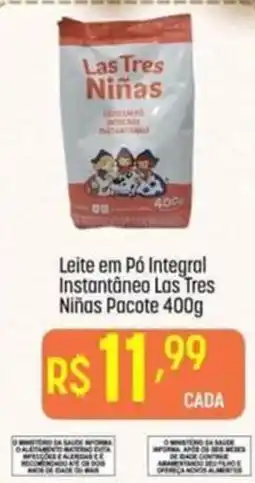 Muffato Leite em Pó Integral Instantâneo Las Tres Niñas Pacote oferta