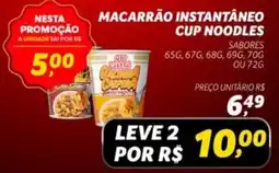 Supermercado Cubatao Macarrão instantâneo cup noodles oferta