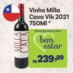 Covabra Supermercados Vinho Milla Cava Vik 2021 oferta