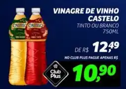Supermercado Cubatao vinagre de vinho castelo tinto ou branco oferta