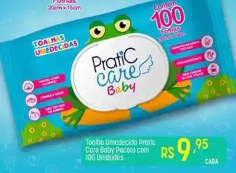 Muffato Toalha umedecida pratic care baby oferta