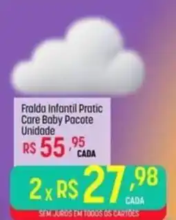 Muffato Fralda Infantil Pratic Care Baby Pacote oferta