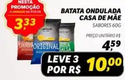 Supermercado Cubatao Batata ondulada casa de mãe oferta