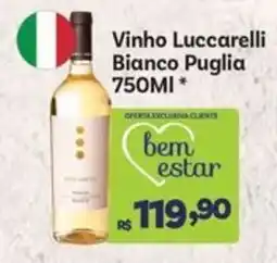 Covabra Supermercados Vinho Luccarelli Bianco Puglia oferta