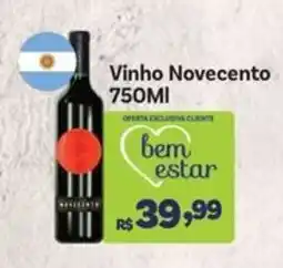 Covabra Supermercados Vinho Novecento oferta