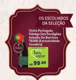 Covabra Supermercados Vinho Português Fidalgo Dos Perdigões Seleção De Barricas oferta