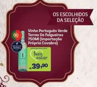 Covabra Supermercados Vinho Português Verde Terras De Felgueiras oferta
