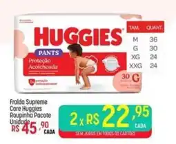 Muffato Fralda supreme care huggies roupinha pacote oferta