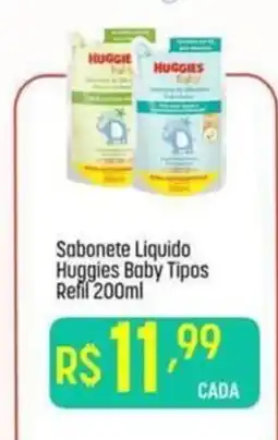 Muffato Sabonete Líquido Huggies Baby Tipos oferta