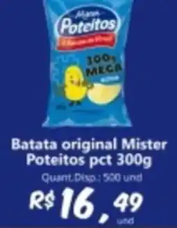Supermercados Manentti Batata original Mister Poteitos oferta