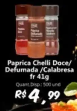 Supermercados Manentti Paprica Chelli Doce/Defumada/Calabresa oferta