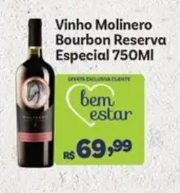 Covabra Supermercados Vinho Molinero Bourbon Reserva Especial oferta
