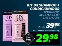 Supermercado Cubatao kit ox shampoo + condicionador oferta