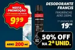 Supermercado Cubatao Desodorante francis oferta