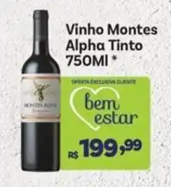 Covabra Supermercados Vinho montes alpha tinto oferta
