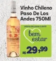 Covabra Supermercados Vinho chileno paso de los andes oferta