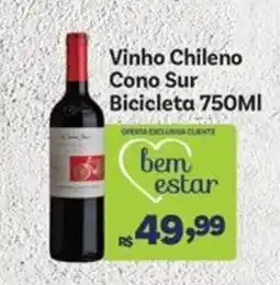 Covabra Supermercados Vinho Chileno Cono Sur Bicicleta oferta