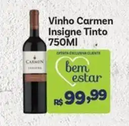 Covabra Supermercados Vinho Carmen Insigne Tinto oferta