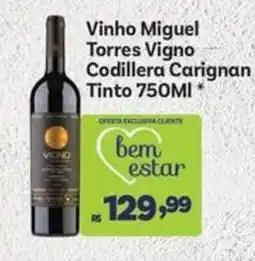 Covabra Supermercados Vinho Miguel Torres Vigno Codillera Carignan Tinto oferta