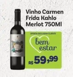 Covabra Supermercados Vinho Carmen Frida Kahlo Merlot oferta