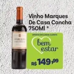 Covabra Supermercados Vinho Marques De Casa Concha oferta