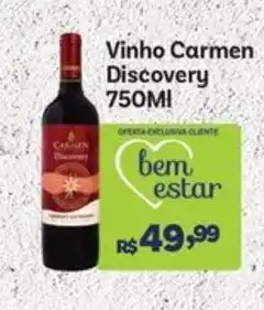 Covabra Supermercados Vinho Carmen Discovery oferta