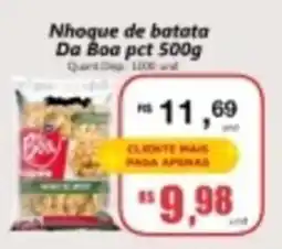Supermercados Manentti Nhoque de batata Da Boa oferta