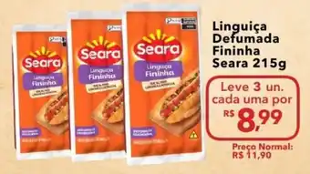 UniSuper Linguiça Defumada Fininha oferta