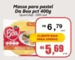 Supermercados Manentti Massa para pastel Da Boa pct oferta