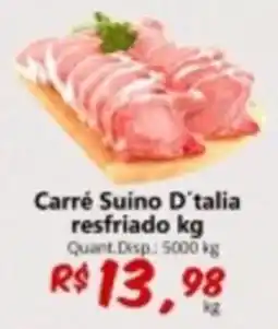 Supermercados Manentti Carré Suino D'talia resfriado oferta