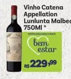Covabra Supermercados Vinho Catena Appellation Lunlunta Malbec oferta