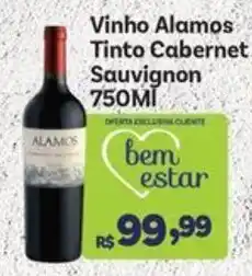 Covabra Supermercados Vinho Alamos Tinto Cabernet Sauvignon oferta
