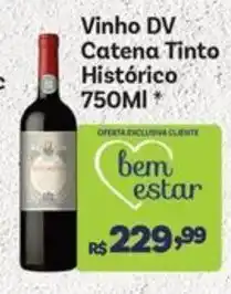 Covabra Supermercados Vinho dv catena tinto histórico oferta