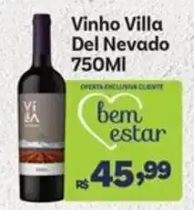 Covabra Supermercados Vinho Villa Del Nevado oferta